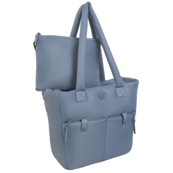 JOAN & DAVID 22 Inch Puffer Nylon Weekender Tote Bag