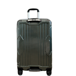 TRAVLR Textured Print 29" Large Checkin Hardside Luggage Expandable, Mute Eight Wheels Wheels And Tsa Lock- In Green
