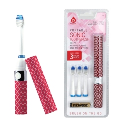 PURSONIC Portable Sonic Toothbrush - In Red