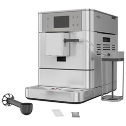 KitchenAid KES8557 Automatic Espresso Machine with Coffee Grinder & Automatic Milk Frothing - Cast Iron Black