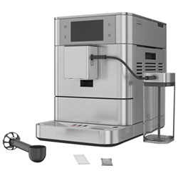 KitchenAid KES8558 Automatic Espresso Machine with Coffee Grinder & Automatic Milk Frothing - Porcelain White