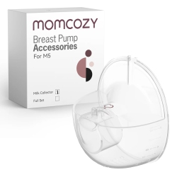MOMCOZY Milk Collector for M5, Original M5 Breast Pump Replacement Accessories, 1 Pack