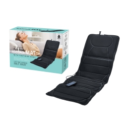 PURSONIC Luxury Massage Mat: 10 Motors, Soothing Heat, Full Body Relief