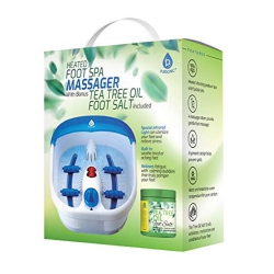 PURSONIC Foot Spa Massager With Tea Tree Oil Foot Salt Scrub (Heating Function)