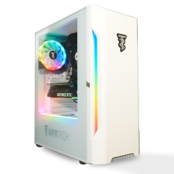 VIPRTECH Rebel 4.0 Gaming PC - Amd Ryzen 7 (4.1Ghz Turbo), Rtx 4060 8GB, 16GB Ddr4 3200 Ram, 1Tb Nvme SSD, Vr-Ready, Streaming, RGB, Win 11, Desktop
