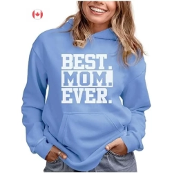TSTARS Best Mom Hoodie Gifts: Perfect Mother's Day Sweatshirt Hoodies for Your Wife Medium Size In Multicolor