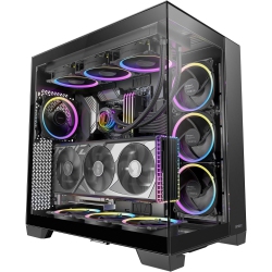 ANTEC C8, Fans Not Included, Dual-Chamber, Tooless Design, Type-C, 360MM Radiator Support, Seamless Tempered Glass Front & Side Panels, High Airflow