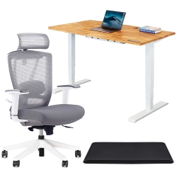 EFFYDESK Circular Bundle In White