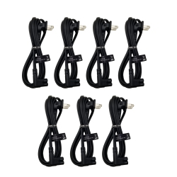GENERIC Refurbished (Good) Us Plug 2-Prong Figure 8 Ac Power Cord Adapter Cable (Pack Of 7)
