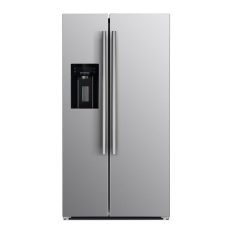 FORNO Salerno 36-Inch Side By Side Stainless Steel Refrigerator 20 Cu.ft