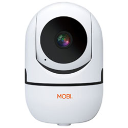 Interphone De Surveillance Wi-Fi Mobicam Hdx De Mobi Avec Pivot/inclinaison/zoom Et Détection Des Mouvements