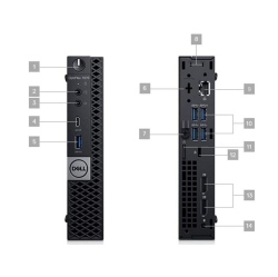 DELL Refurbished (Excellent) - Optiplex 7070 Micro PC Intel 7700 Ddr4 256 SSD Windows 10 Professional (64-Bit)