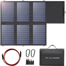 ALLPOWERS Sp026 Portable Solar Panel 60W, Waterproof Ip67
