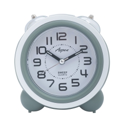 ASPEN Analog Kids Twin Bell Alarm Clock for Heavy Sleepers - Cute Alarm Clock for Boys Or Girls Room, Soft Backlight, No Ticking Sound, Loud Alarm