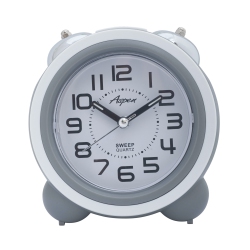 ASPEN Analog Kids Twin Bell Alarm Clock for Heavy Sleepers - Cute Alarm Clock for Boys Or Girls Room, Soft Backlight, No Ticking Sound, Loud Alarm