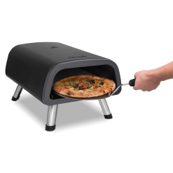 NEWAIR 12" Portable Electric Indoor And Outdoor Pizza Oven With Accessory Kit, Temperature Control Knob, 1850W Dual-Heating (Npoe12Bk00) - In Black