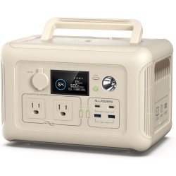 ALLPOWERS R600 299Wh 600W Portable Power Station In Beige