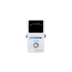 TC ELECTRONIC Polytune 3 Ultra-Compact Polyphonic Tuner W/built-In Buffer