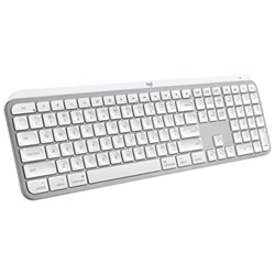 Logitech MX Keys S Wireless Backlit Keyboard for Mac/Ipad - Pale Grey - Only at Best Buy