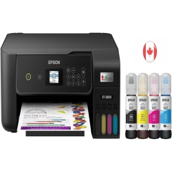 EPSON Ecotank Et-2800 Wireless Color All-In-One Printer - Cartridge-Free Printing With Scan And Copy | Basic Home Printer - In Black