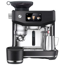 Breville Oracle Jet Espresso Machine with Frother & Coffee Grinder - Black Truffle