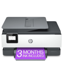 HP Officejet 8015E Wireless All-In-One Printer - Bonus 3 Months Ink With