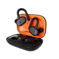 SKULLCANDY Refurbished (Good)- Push Active True Wireless In-Ear Earbuds - Black/orange