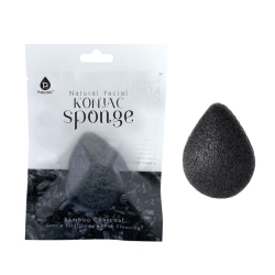 PURSONIC Natural Konjac Sponge In Charcoal