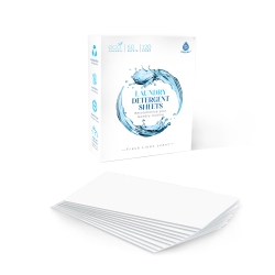PURSONIC Natural Laundry Detergent Sheets, Eco Friendly– Fresh Linen Scent, 60 Sheets