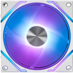 MSI Mpg Ez120 Argb Fan 1W - 120 MM Argb Fan, Fluid Dynamic Bearing With Extra Nut Fixing In White