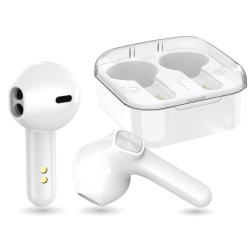 ESCAPE - Wireless In-Ear Headphones With Microphone And Charging Case In White