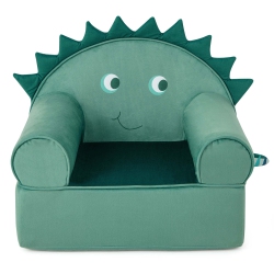 COSTWAY Kids Sofa Foam Filled Armchair Dinosaur Cuddly Toddler Couch With Washable Cover