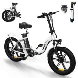 EVERCROSS Ek6 Folding Electric Bike L 20-Inch Tires | Shimano 7-Speed L 750W Motor L Speed Up to 32 Kilometers Per Hour | Mileage Up to 55