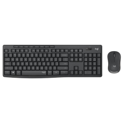 LOGITECH Refurbished (Good) Mk295 Silent Wireless Keyboard And Mouse Combo - Graphite