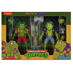 TMNT Teenage Mutant Ninja Turtles 1980 Cartoon 7 Inch Action Figure Ultimate Series - Genghis And Rasputin The Frogs