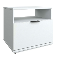 SUA-V - Ashton Thermally Fused Laminate Nightstand In White