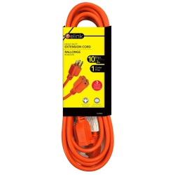 ELINK - Indoor/outdoor Extension Cord, 10 Feet Length In Orange