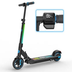 EVERCROSS Ev06C Foldable Electric Scooter, for Kids 6-12 Years Old, Up to 15/kmh And 8Km Range, Led Display, Colorful Led Lights, Lightweight Kids