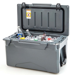 COSTWAY 30 Qt Rotomolded Cooler Portable Ice Chest Ice Retention for 5-7 Days