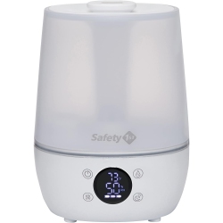 SAFETY 1ST - Filter-Free Humidifier, Detects Temperature And Humidity Level In White