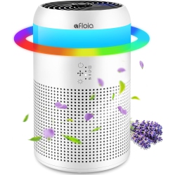 AFLOIA Small Air Purifier With Fragrance Sponge - In White