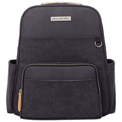 Petunia Picklebottom Sync Backpack Diaper Bag - Grey Matte Cable Stitch