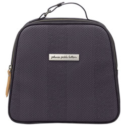 Petunia Picklebottom Tandem Bottle & Lunch Tote - Grey Matte Cable Stitch