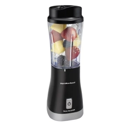 HAMILTON BEACH Personal Blender With Travel Lid 14 OZ. Capacity - In Black