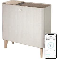 COWAY Airmega Icons App-Enabled, Compatible \w Amazon Alexa True Hepa Air Purifier \w Air Quality Monitoring, Auto, Filter Indicator, And Wireless