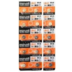 MAXELL 15 X Lr41 Watch Batteries, Lr41 Battery, Sr1130Sw, Ag3, Sr41W, Sr41Sw