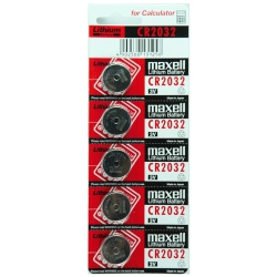 MAXELL 5 X Cr2032 Batteries, Lithium Battery 2032