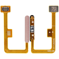 ESOURCE PARTS Replacement Fingerprint Reader With Flex Cable Compatible for Xiaomi Mi 11 Lite (Peach Pink)