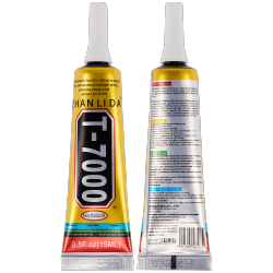 ESOURCE PARTS Replacement Multi-Purpose Glue Adhesive T7000 (15Ml / Black) (Zhanlida)