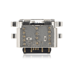 ESOURCE PARTS Replacement Charging Port Soldering Required - 14 Pin - Type C - 4 Anchor Points (C308)